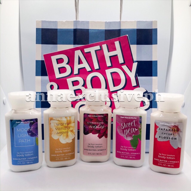 Body Works TRAVEL SIZE Body Lotion 