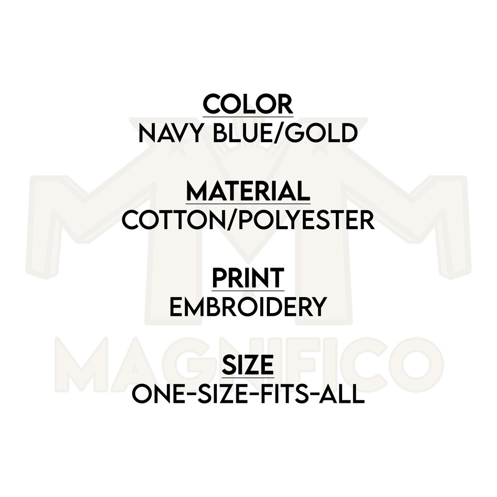 Mark Magnifico Magsayo Navy Blue Embroidered Cap