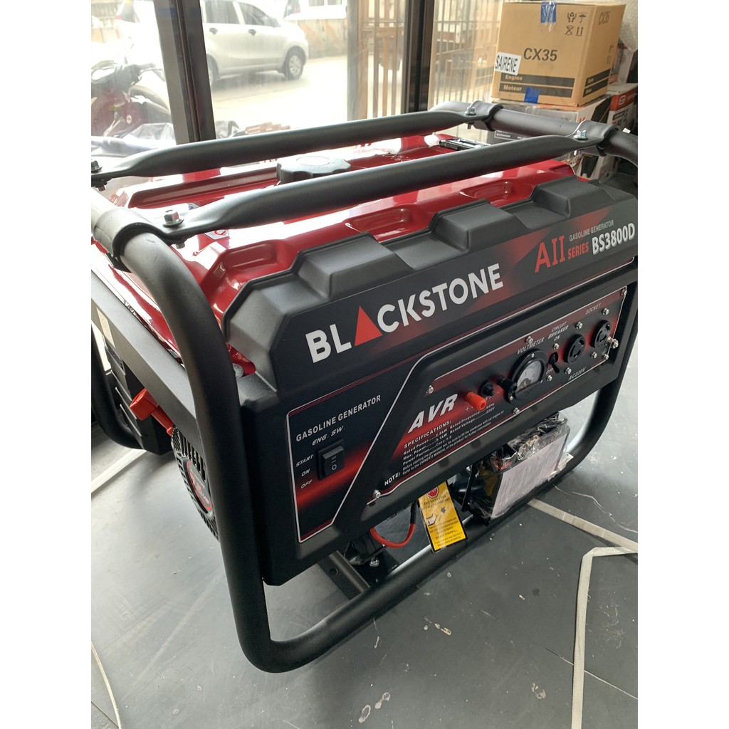 BLACKSTONE GASOLINE GENERATOR SET 4 STROKE MANUAL / ESTART Shopee