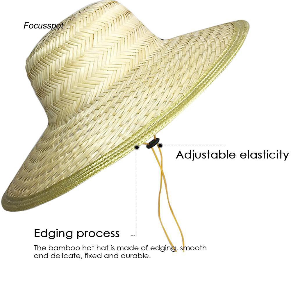 bamboo sun hat