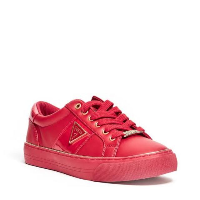 guess red sneakers