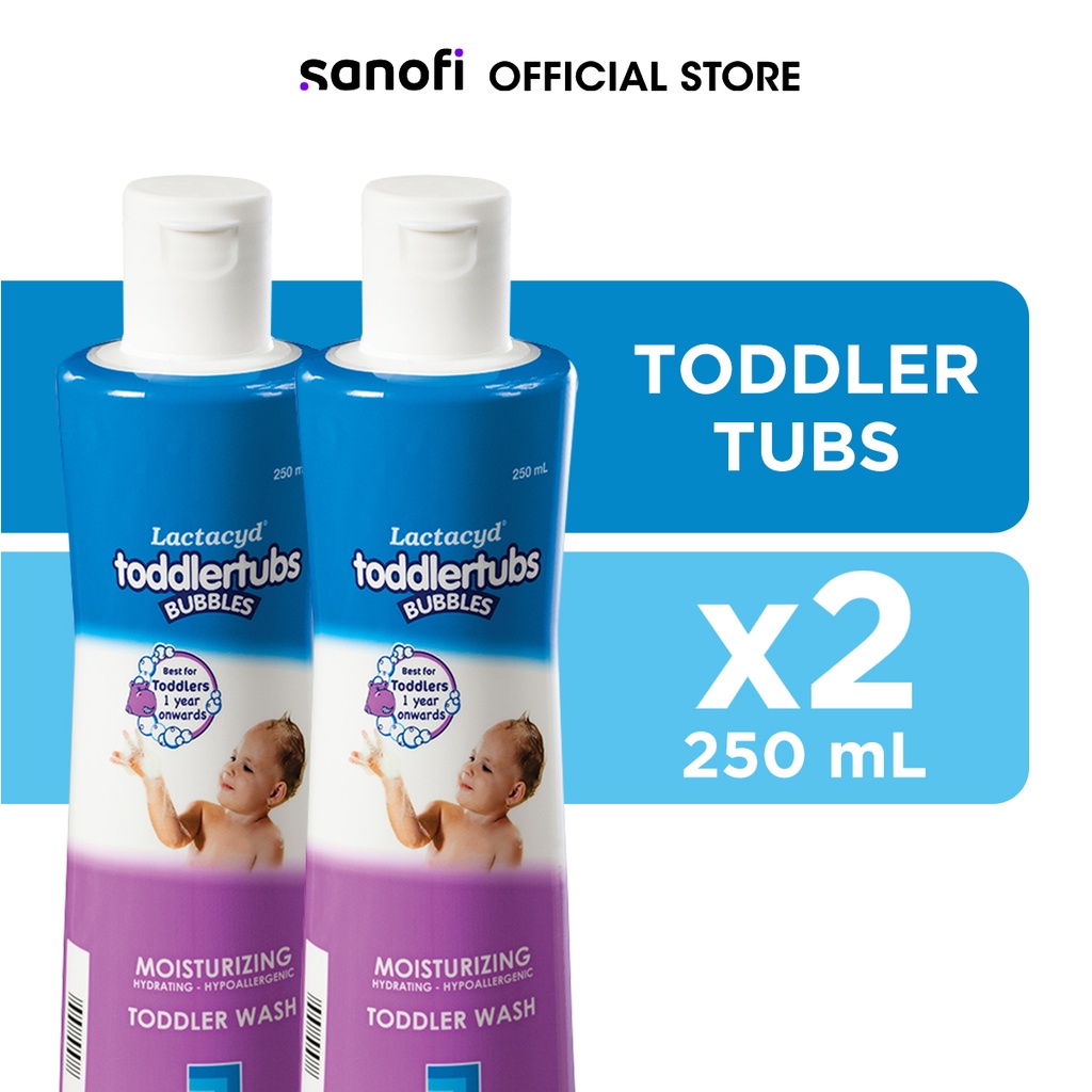 Lactacyd Baby Toddler Tubs 250mL (Bundle of 2) Toddler Wash Shopee Philippines