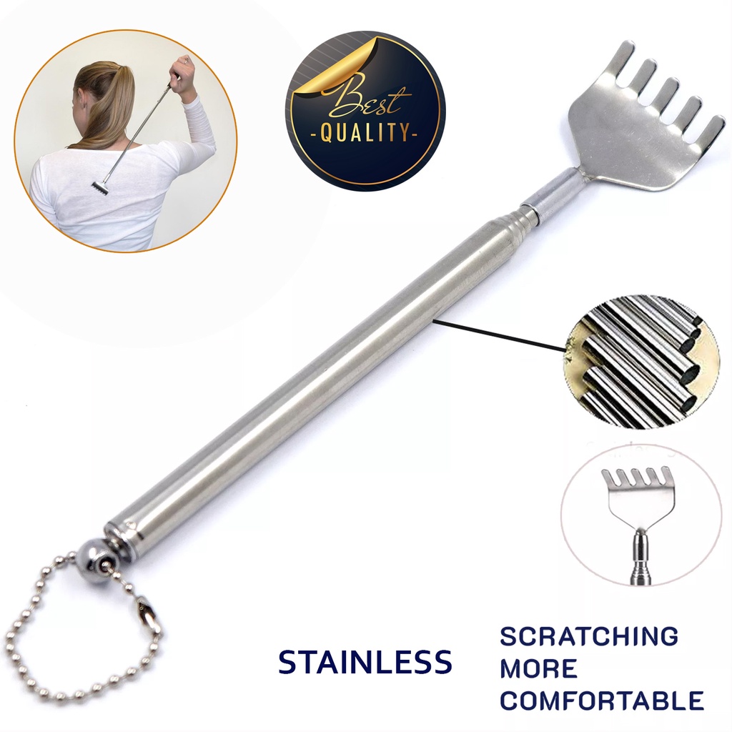 Stainless Steel Extendable Back Scratcher Stick xWQw | Shopee Philippines