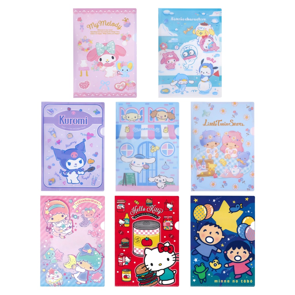 My Melody Kuromi Sanrio A4 File Folder | Shopee Philippines