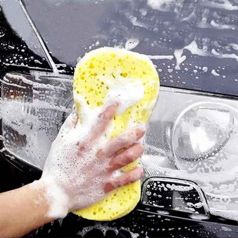 Happy Clean Car Wash Sponge MultiUse Expanding Sponge Cleaning Sponge