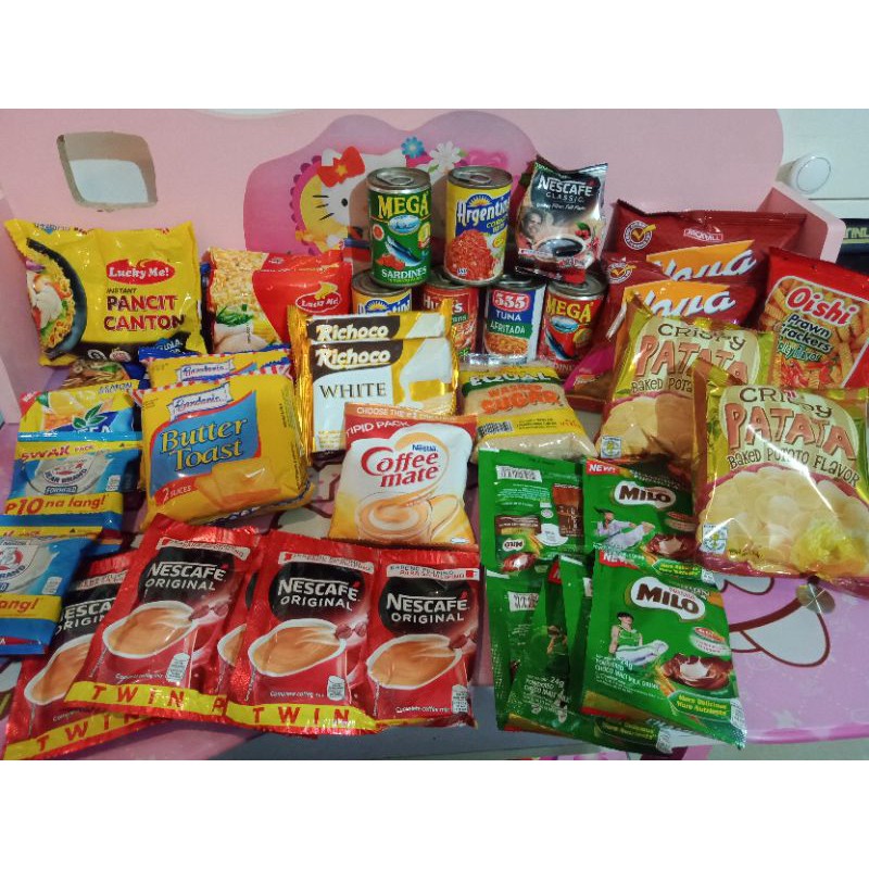 grocery package worth of 545 Shopee Philippines