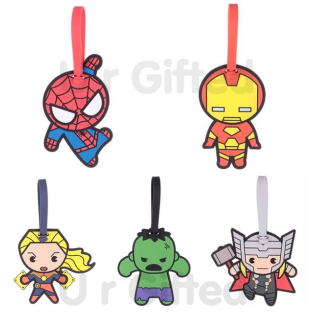 avengers luggage tag