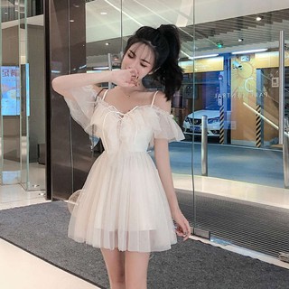 short white fairy dress