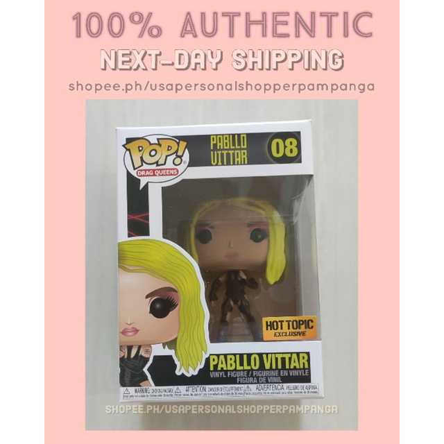 Funko Pop! Drag Queens #08 Pabllo Vittar (Hot Topic Exclusive) | Shopee ...