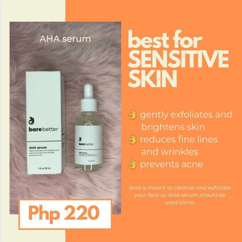 best aha for sensitive skin