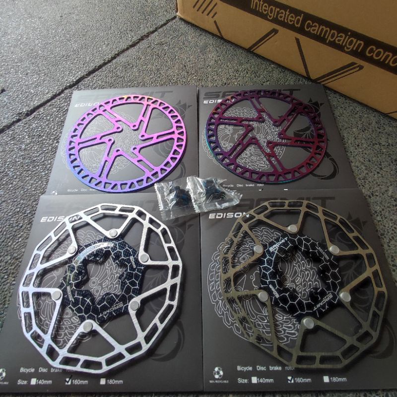 Sagmit Edison Rotor 160mm Oilslick & Floating Shopee Philippines