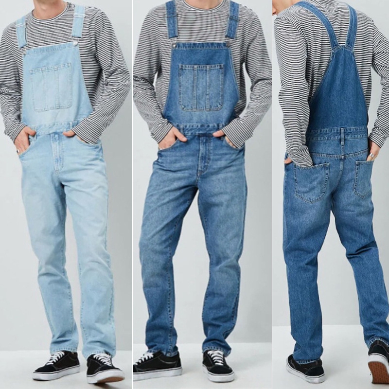 mens denim jumper