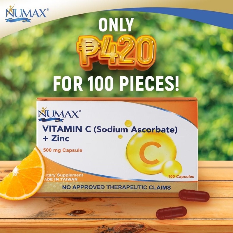 Vitamin C plus Zinc Capsule Shopee Philippines
