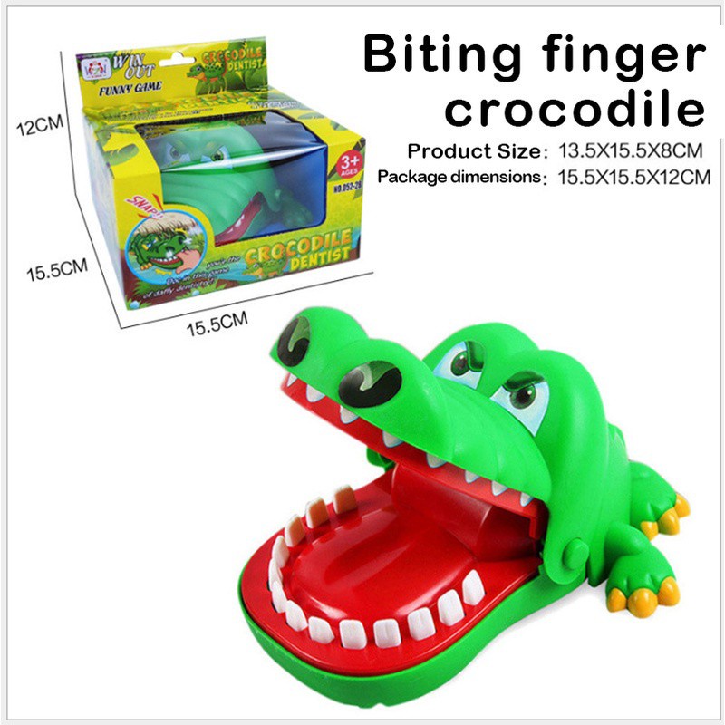 Crocodile Teeth Toys Game for Kids Crocodile Biting Finger Dentist Games  Funny Toys Ages 3+ | Shopee Philippines