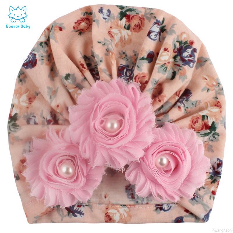 baby flower swim cap