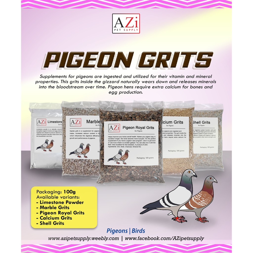 Pigeon Grits (Marble Grits,Pigeon Royal Grits,Calcium Grits,Calcium