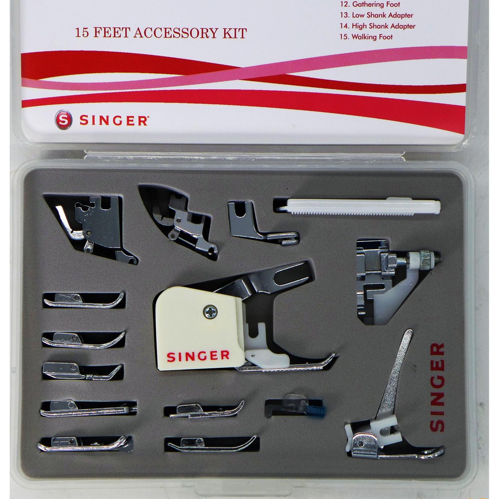 Singer 15 Presser Feet Accessory Set | Shopee Philippines