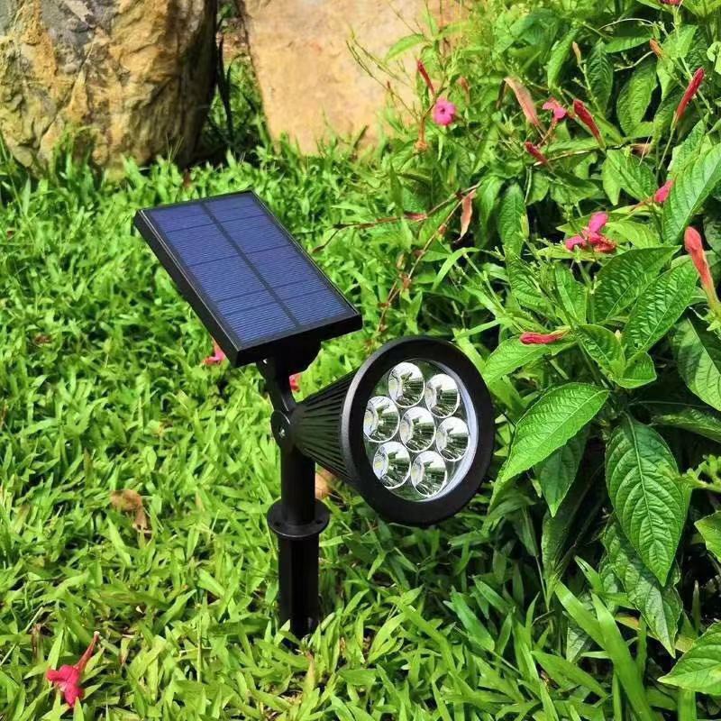 Adjustable Solar Spotlight Garden Light Ip65 Super Bright Landscape ...