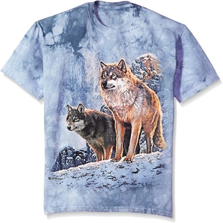 3d Digital Printing Wolf T-shirt Animal Pattern Top Moonlight Wolf Howling Scene Forest Night Oversi #6
