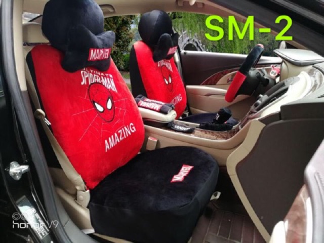 Spiderman Seat Cover Set Ee Philippines - Spiderman Car Seat Covers