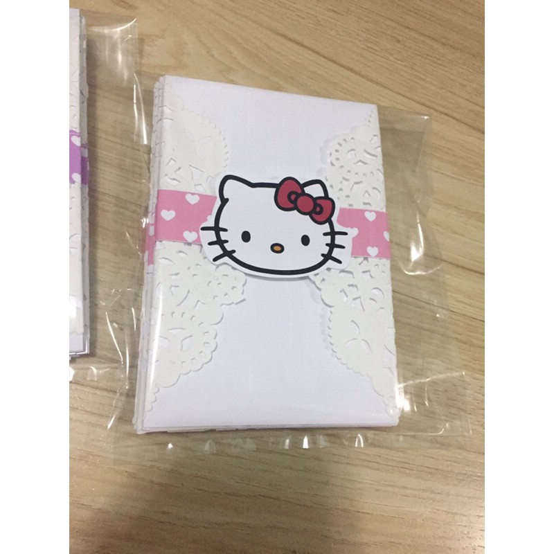 10pcs cover with blank card Character invitation