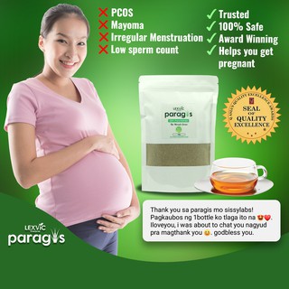 Original Paragis Tea Powder 120g by Lexvic Enterprise- For PCOS, Sperm Booster, Pregnancy, Myoma