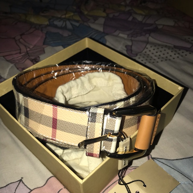 authentic burberry belt