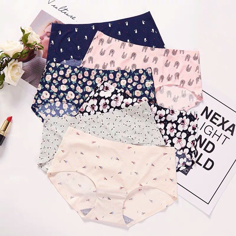 SF NEW Printed Design Women Seamless Lingerie Panty underwear panties ...