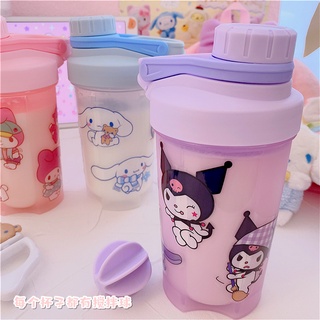 Sanrioed Kawaii Kuromi Cartoon Milkshake Milk Water Bottle Hand-Held ...