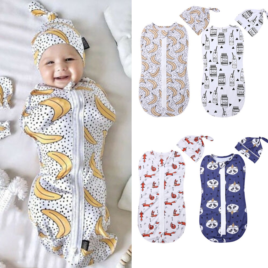 baby swaddle with zipper