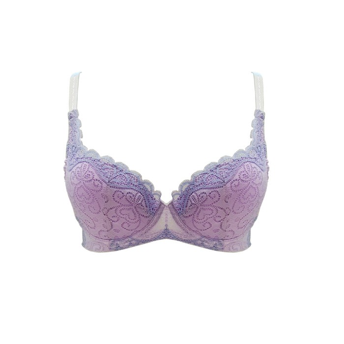 ((Pay For Place)) Luxury Sexy Lavender Floral Lace Underwire Bra by ...