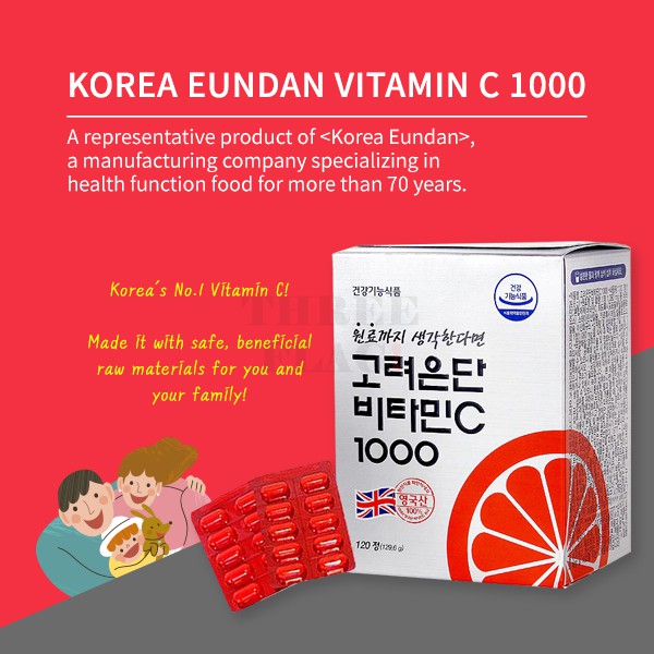 Korea Eundan Vitamin C 1000 1 Tablets Shopee Philippines