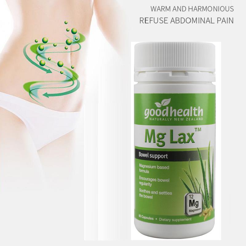 GoodHealth Mg Lax Bowel Elimination 60 Capsules Prebiotics Constipation