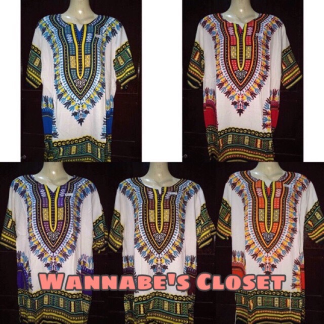 Kahyangan Dashiki Shirt / Bohemian/ Boho shirt | Shopee Philippines