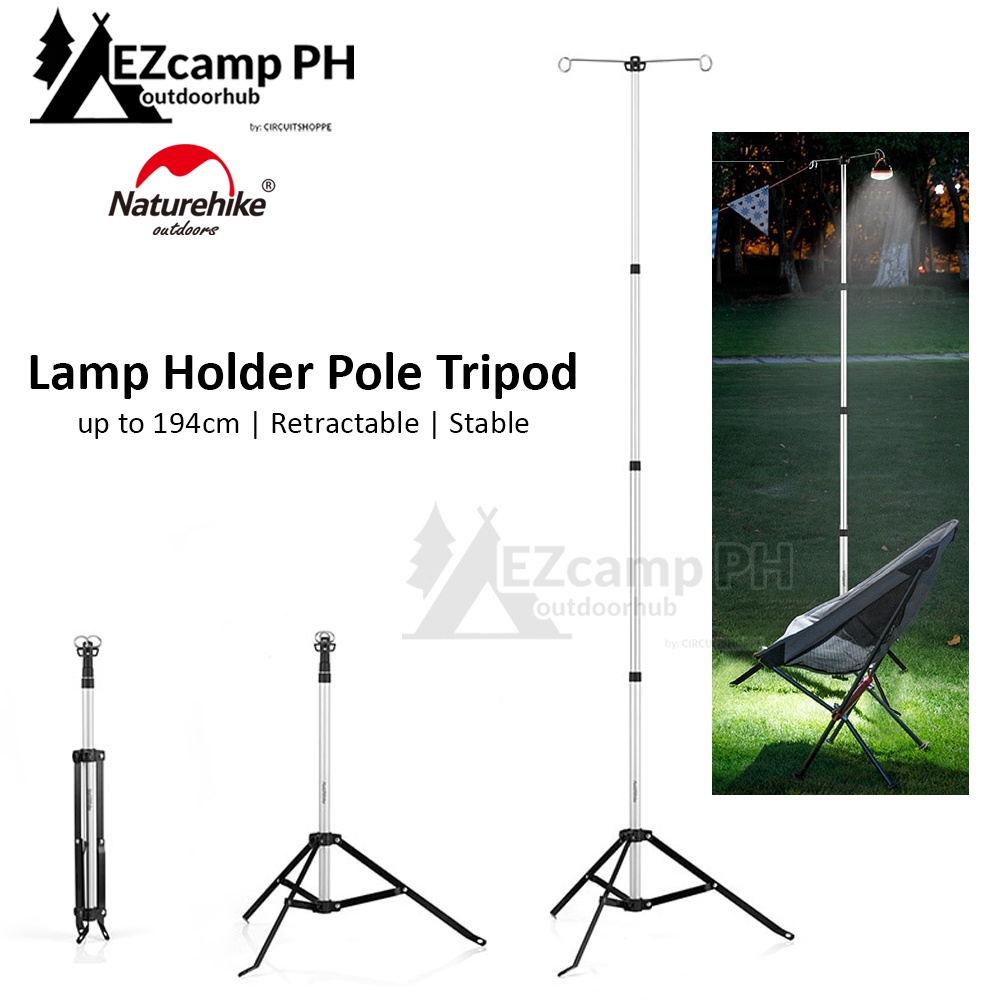 Naturehike Telescopic Retractable Camping Lamp Post Pole Lantern Light