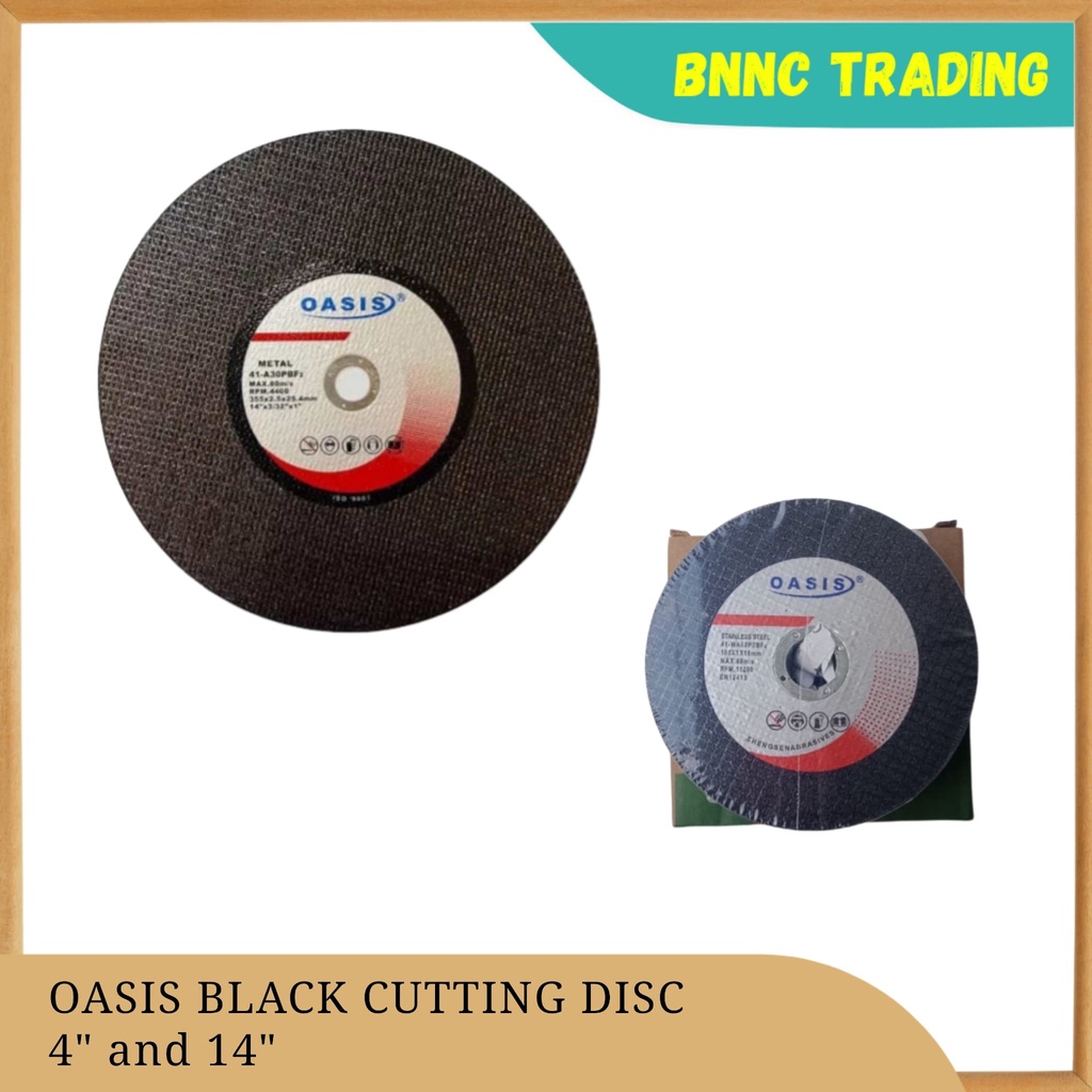 OASIS CUTTING DISC GREEN BLACK HEAVY DUTY 4