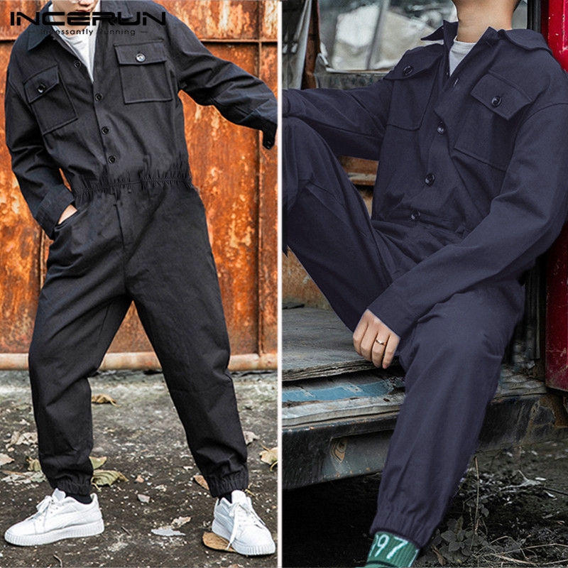 navy jumpsuit mens