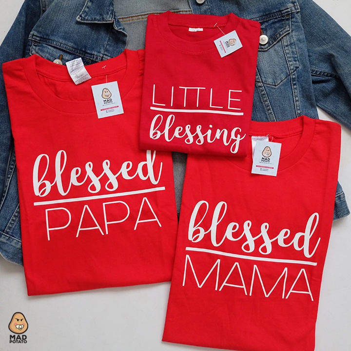 MAD POTATO SOLD PER PIECE Blessed Family Family Terno Matching Shirts Family Set Family Shirts #4