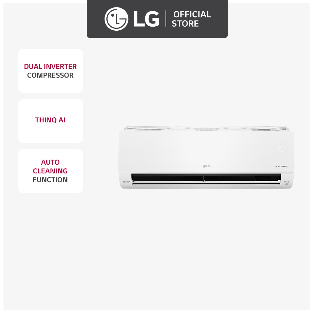 Lg Split Type Wall Mount Aircon 10 Hp Standard Inverter Hs09iss Shopee Philippines 7210