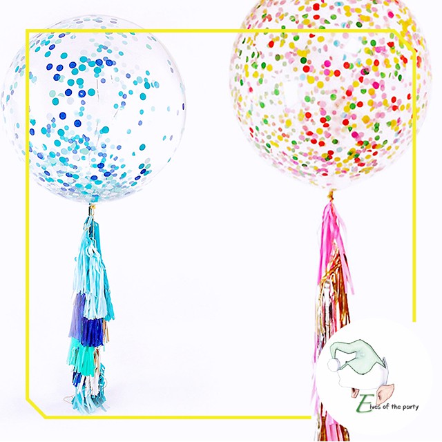 Transparent Balloon With Tassels Shopee Philippines