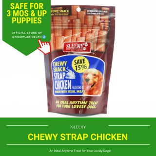 Sleeky Chicken Strap Chewy Snack for a Great Tasting and Nutritious Treat for Dogs - Big (175g)