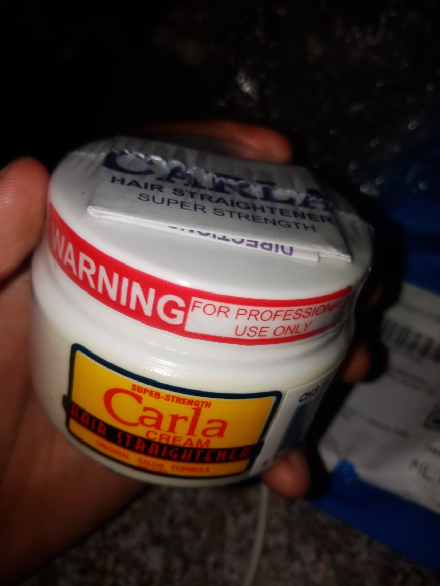 carla hair straightening cream