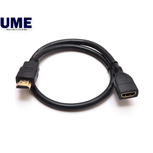 Hdmi Extension Adapter Cable High Speed Male To Female Tv Pc Computer Projector Tv Plus Etc 50cm Shopee Philippines