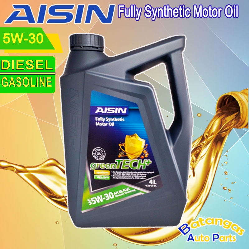 AISIN FULLY SYNTHETIC MOTOR OIL SAE 5W30 (GASOLINE / DIESEL) 4L