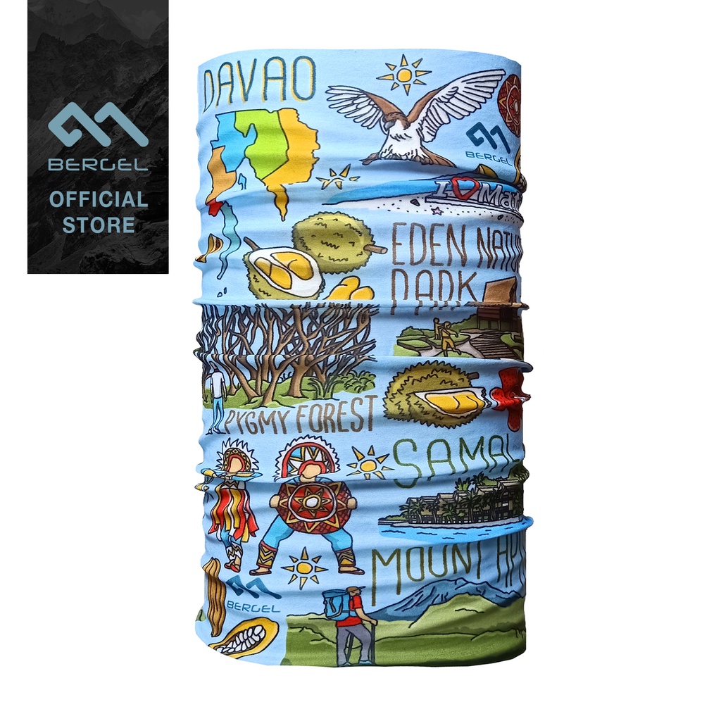 Bergel Davao Multifunctional Headwear Local Filipino Design Bandana ...