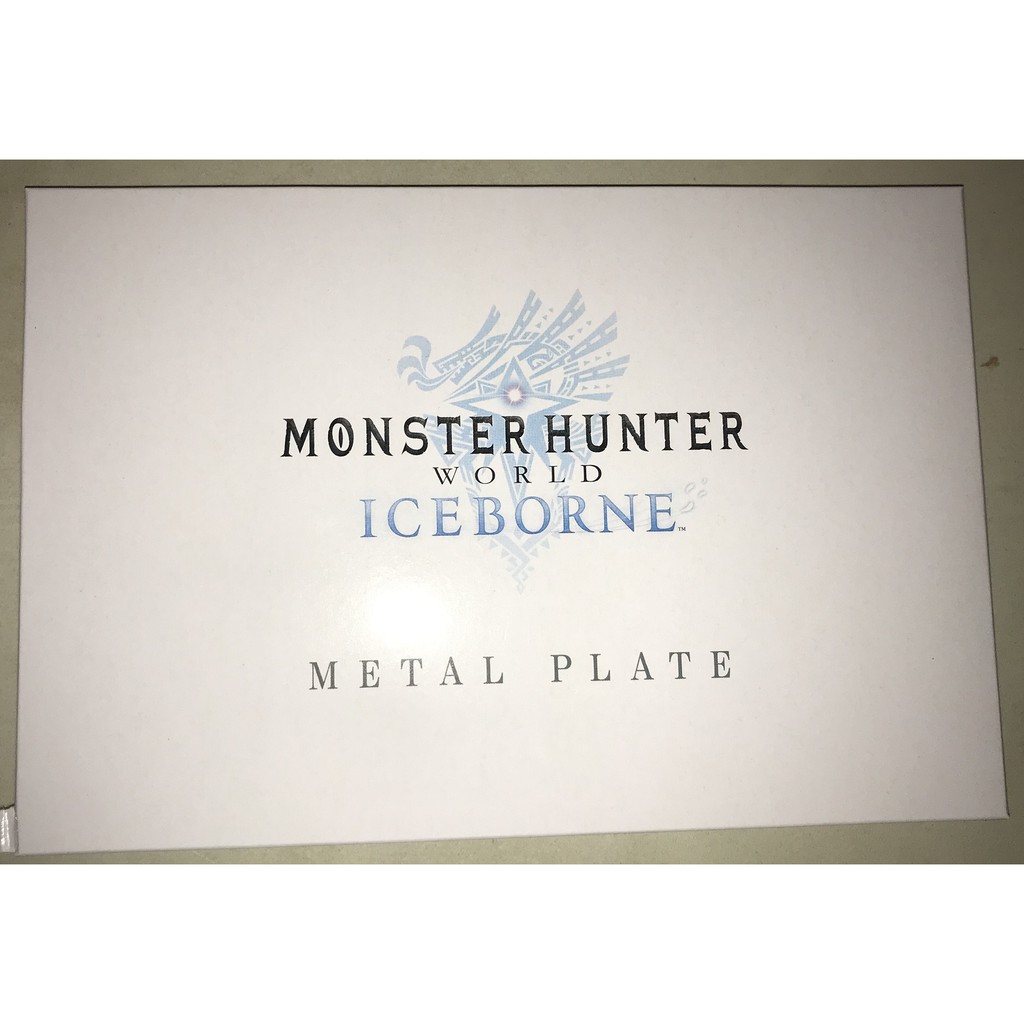 Mhw Iceborne Metal Plate Shopee Philippines