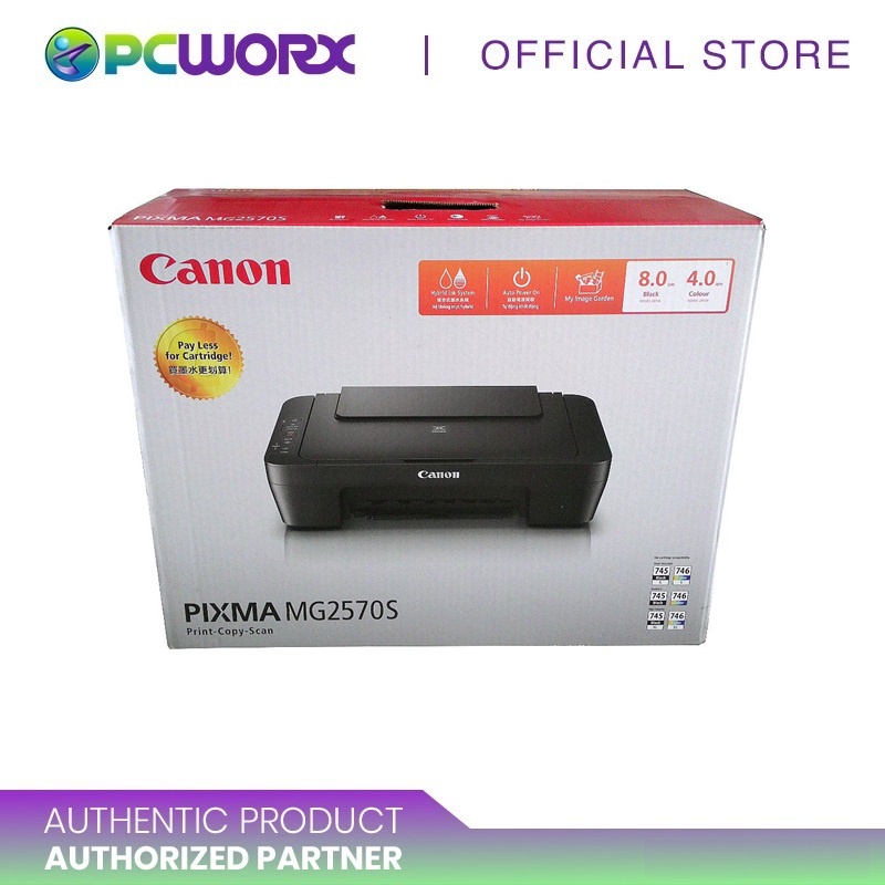 Canon Pixma MG2570S 3 in 1 Printer (Print, Scan and Copy) Compact All-In-One for Low-Cost Printing - Image 3