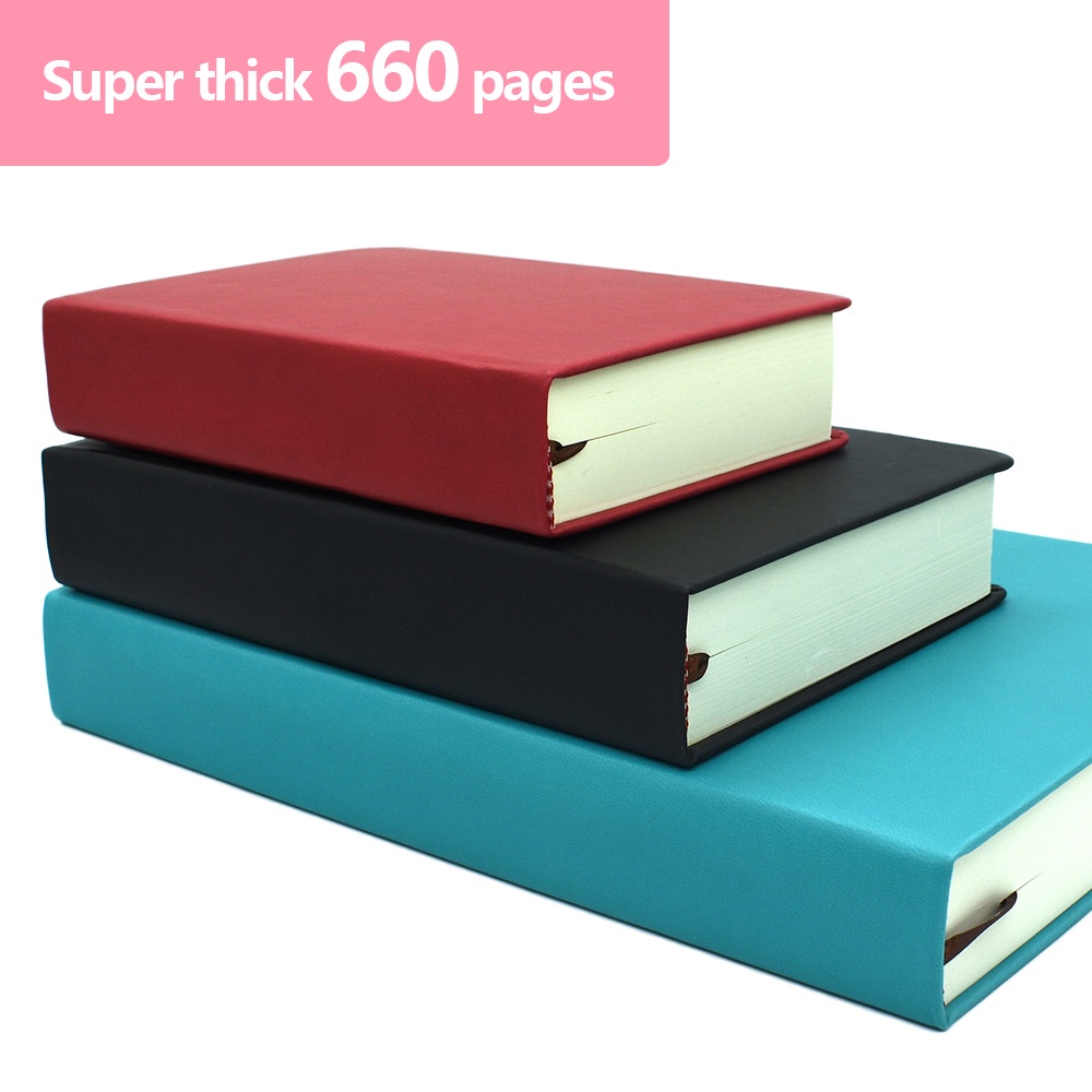 MSuper Thick Notebooks 330 Sheets Blank Pages Diary Sketchbook Journal