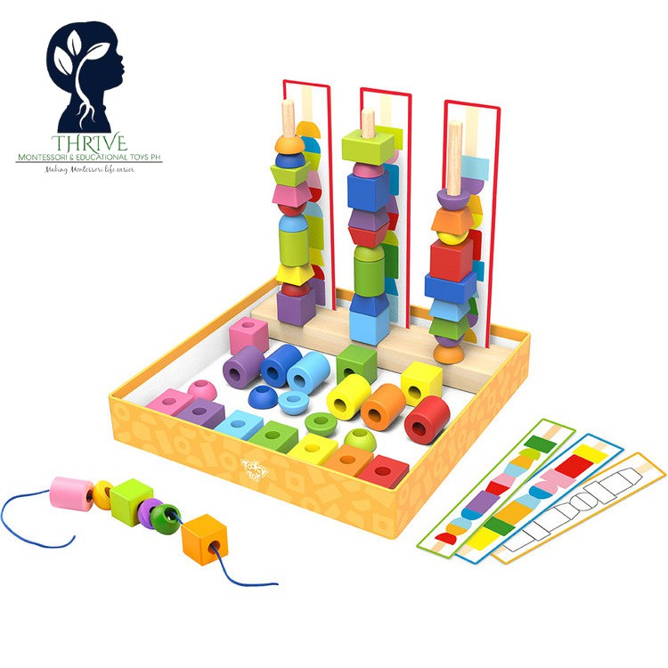 THRIVE MONTESSORI & WOODEN TOYS PH TOOKY TOYS MAZE BEAD GAME BOX WOODEN