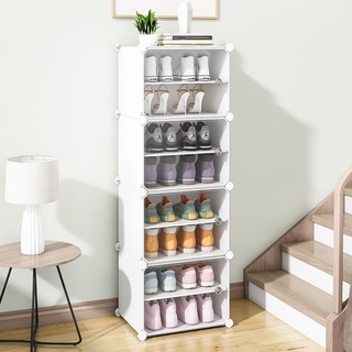 COD Shoe Rack Organizer Cabinet 4-8Layer Dust-Proof Drawer Type Screwless Stackable Big Size Black #5